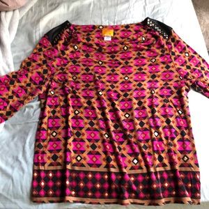 Ruby rd. Pattern blouse